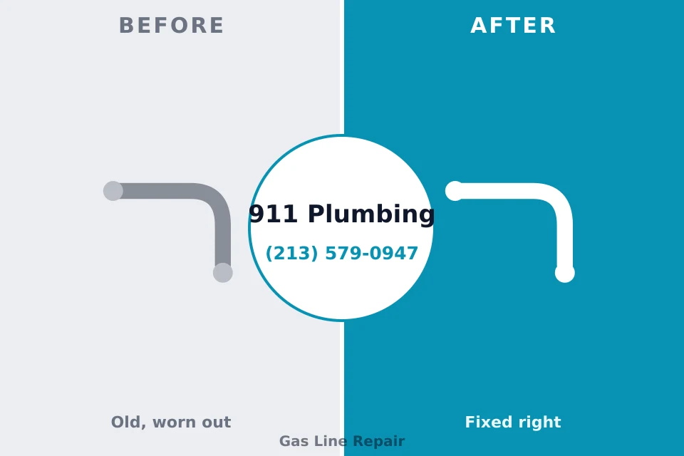 Before and after: plumbing repair West St. Paul, MN